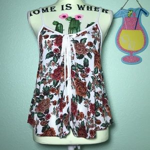AMBIANCE Floral Tank Top